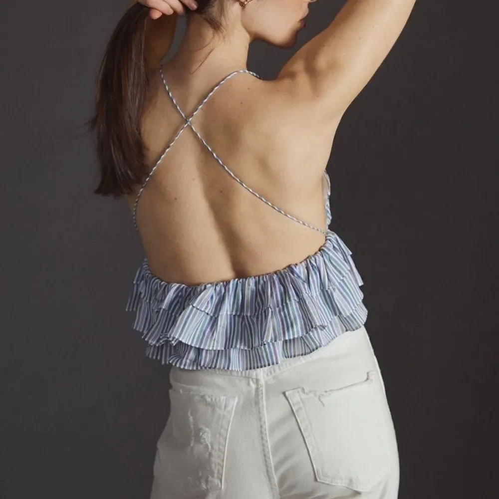 Magali Pascal Layered Ruffle Tank - Picture 3 of 9